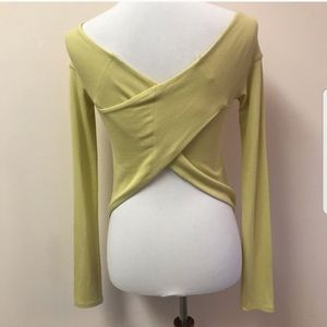 Free People We The Free cross back ribbed top